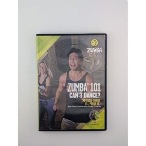Zumba 101 Can't Dance? DVD Adult OS Green Excellent Fitness Workout Unisex